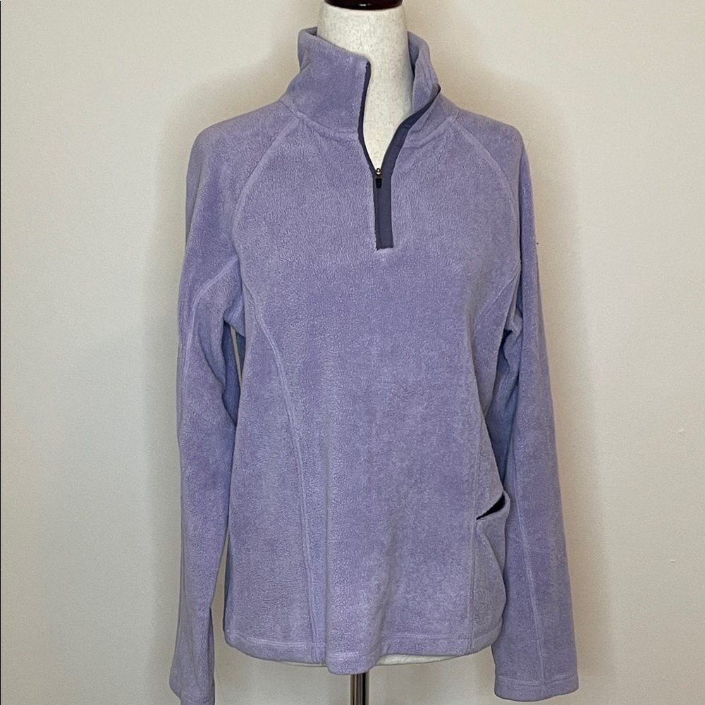 Horny Toad (Toad & Co.) Lavender Fleece Hooded Pullover Size S - Picture 1 of 6
